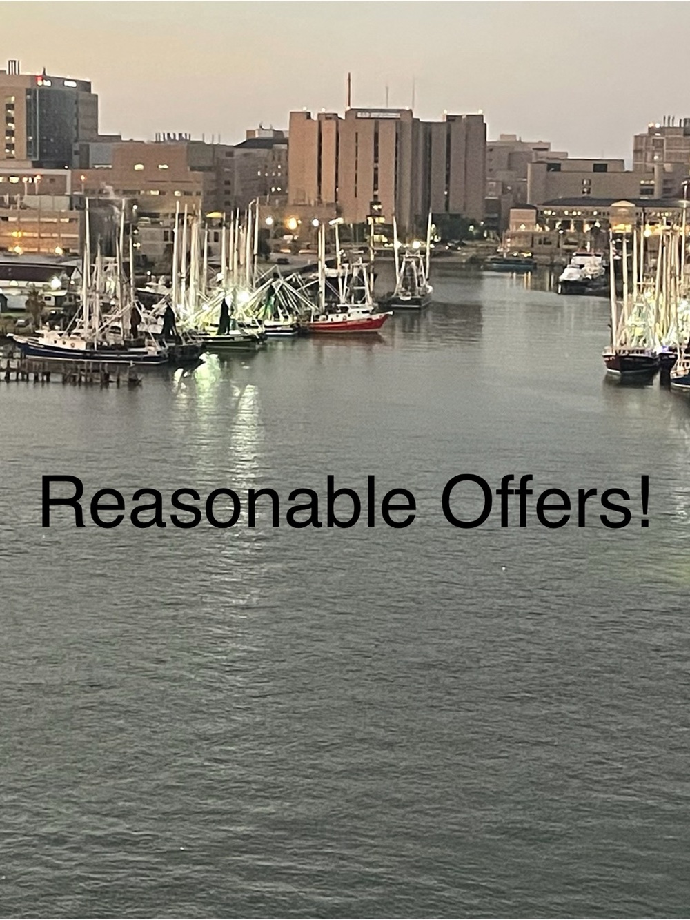 Reasonable Offers Accepted